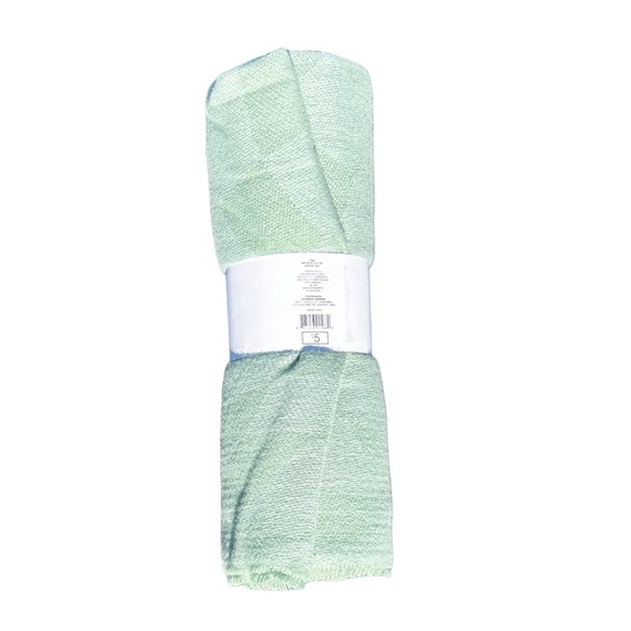 Set of 3 Cozy Orange, Green, and Gray Throw Blankets - Picture 6 of 8